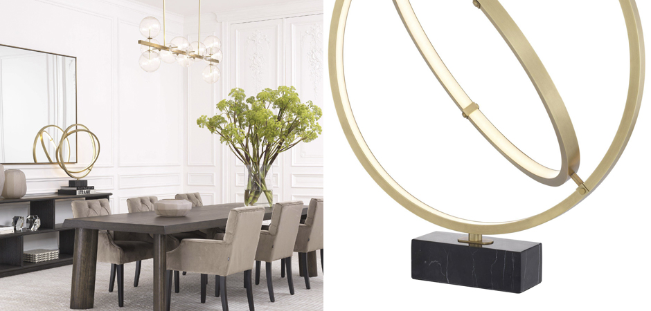 Настольная лампа Eichholtz Table Lamp Cassini Настольная лампа Eichholtz Table Lamp Cassini - Loft-Concept в Саратове