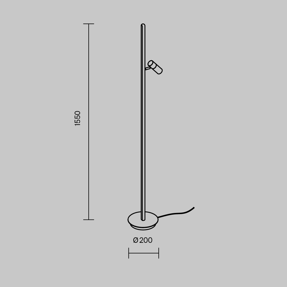 Напольный светильник Thin 3000К 14Вт в Саратове