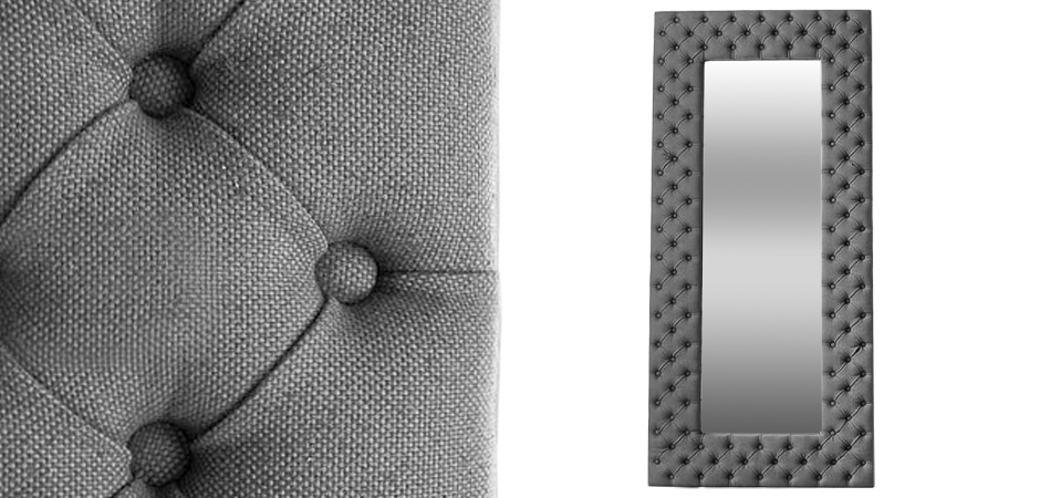 Зеркало Capitone Mirror Gray Зеркало Capitone Mirror Gray - Loft-Concept в Саратове