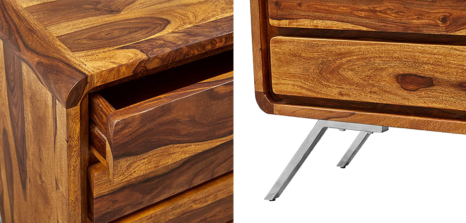 Комод деревянный на металлических ножках Liam Wood Commode Комод деревянный на металлических ножках Liam Wood Commode - Loft-Concept в Саратове
