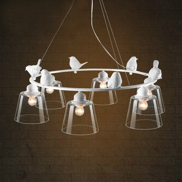 Люстра Provence Bird Chandelier Белый в Саратове | Loft Concept 