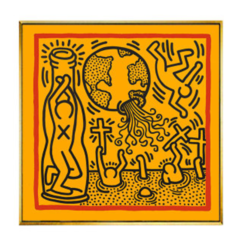 Постер Keith Haring 10 Мульти в Саратове | Loft Concept 