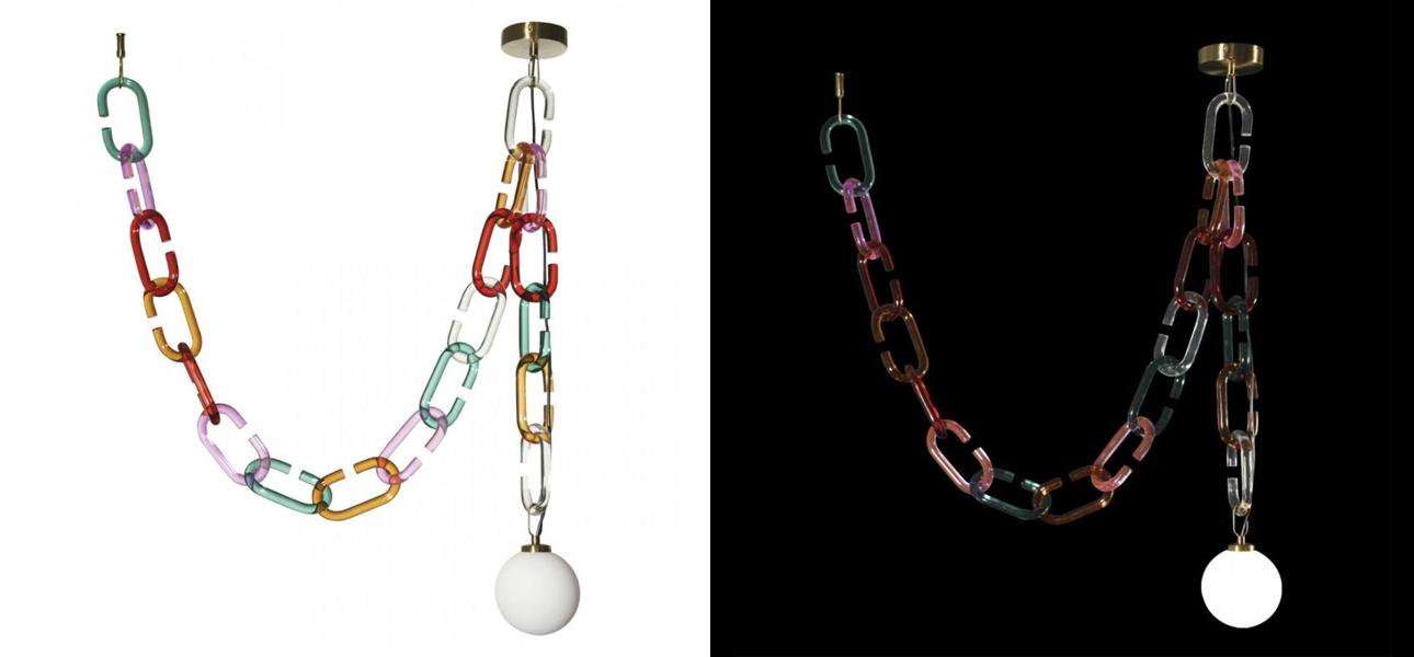 Подвесной светильник с декоративной цепью Brooklyn Studio Multi - фото