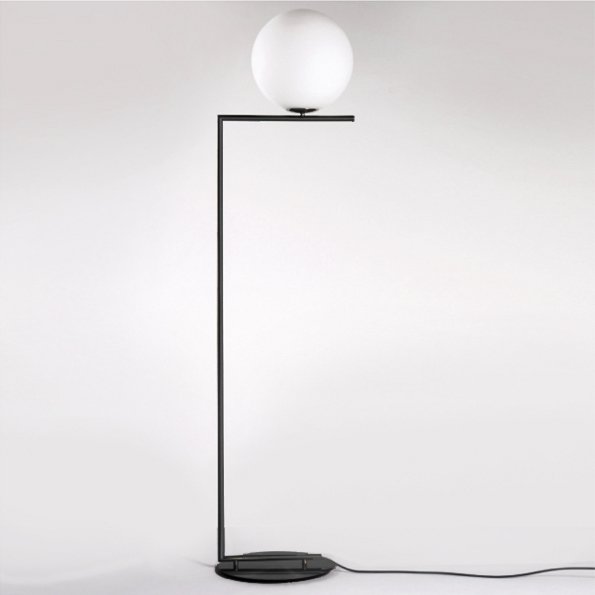 Торшер Flos IC Lights F Black Белый Черный в Саратове | Loft Concept 