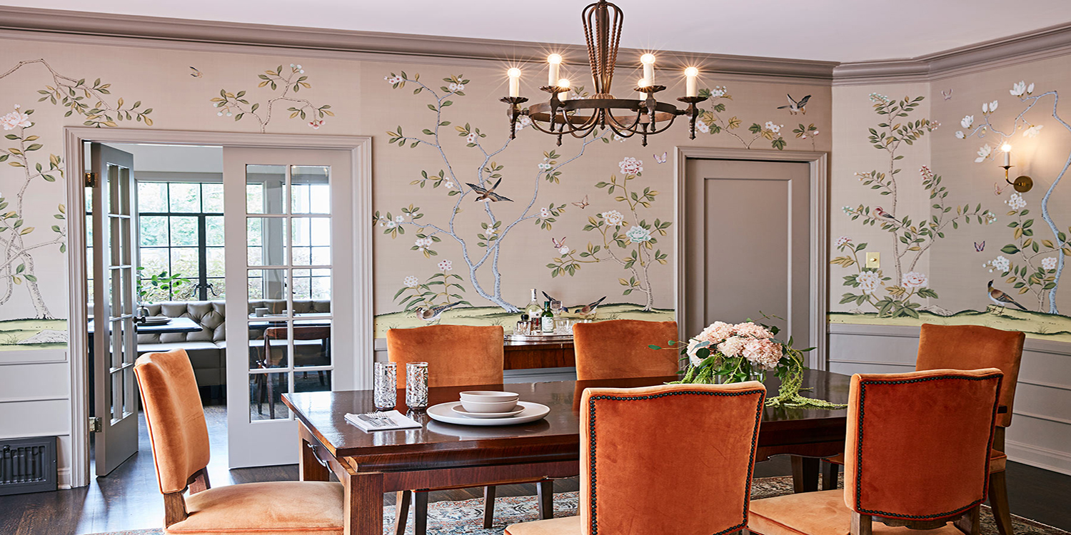 Обои ручная роспись Badminton Lead Grey II - фото №1