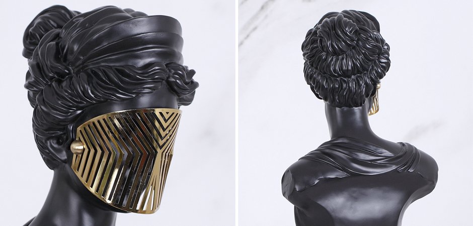 Статуэтка Bust Woman in Mask Статуэтка Bust Woman in Mask - Loft-Concept в Саратове