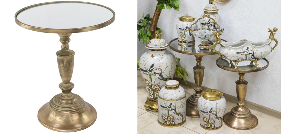 Приставной стол Table Bronze Glass Приставной стол Table Bronze Glass - Loft-Concept в Саратове