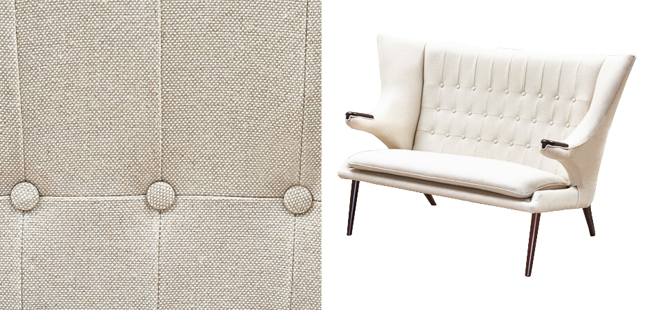 Диван Papa Bear Loveseat Ivory Linen Диван Papa Bear Loveseat Ivory Linen - Loft-Concept в Саратове