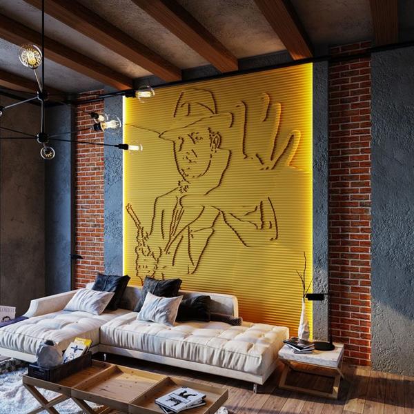 Барельеф AL CAPONE  в Саратове | Loft Concept 