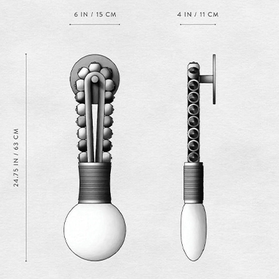 Бра TALISMAN LOOP SCONCE по дизайну студии Apparatus в Саратове