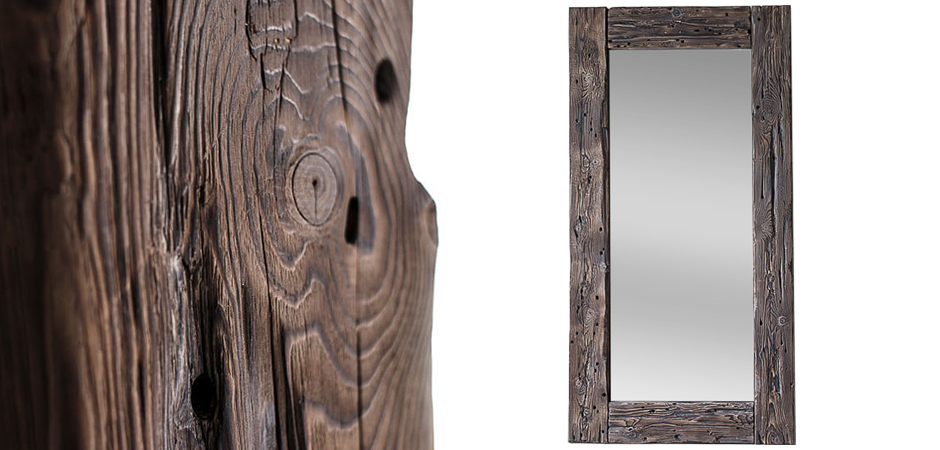 Зеркало Aged Wood Mirror Зеркало Aged Wood Mirror - Loft-Concept в Саратове