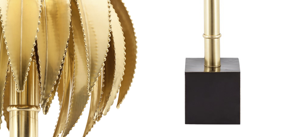 Настольная лампа TABLE LAMP PALMERY GOLD Настольная лампа TABLE LAMP PALMERY GOLD - Loft-Concept в Саратове