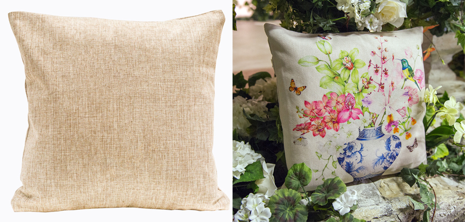 Декоративная подушка Orchids and Iris Pillow Декоративная подушка Orchids and Iris Pillow - Loft-Concept в Саратове