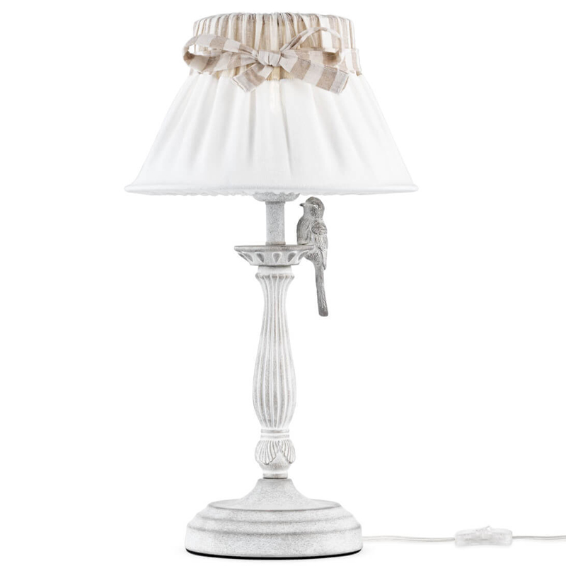 Настольная лампа Refined Provence Table lamp Белый Бежевый в Саратове | Loft Concept 