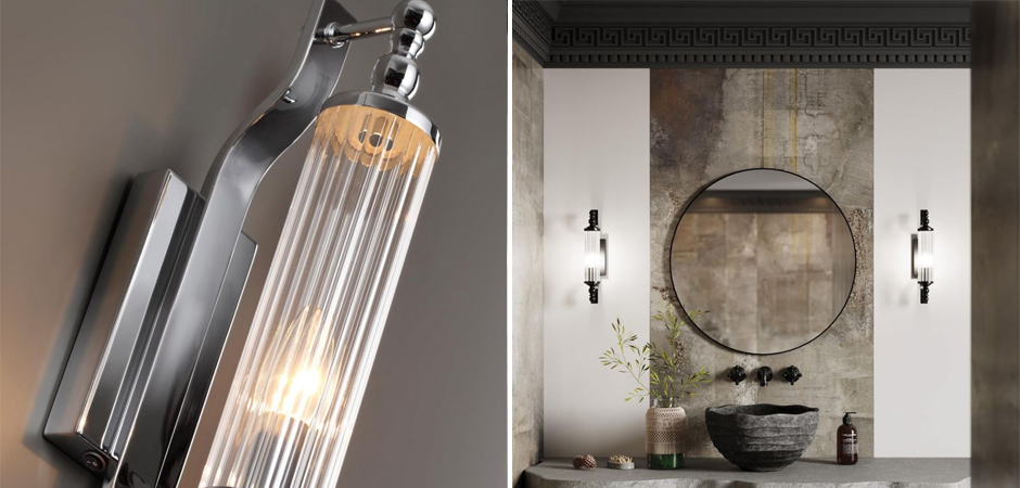 Бра Glass TUBE Серебристое Бра Glass TUBE Серебристое - Loft-Concept в Саратове
