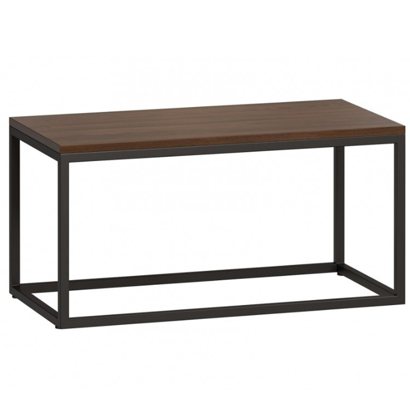 Кофейный стол Industrial Oak Philomel Coffee Table Коричневый Черный в Саратове | Loft Concept 