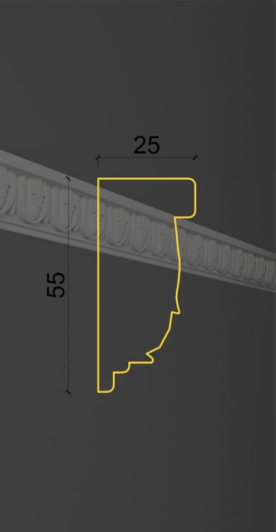 Молдинг с орнаментом MO-14 в Саратове