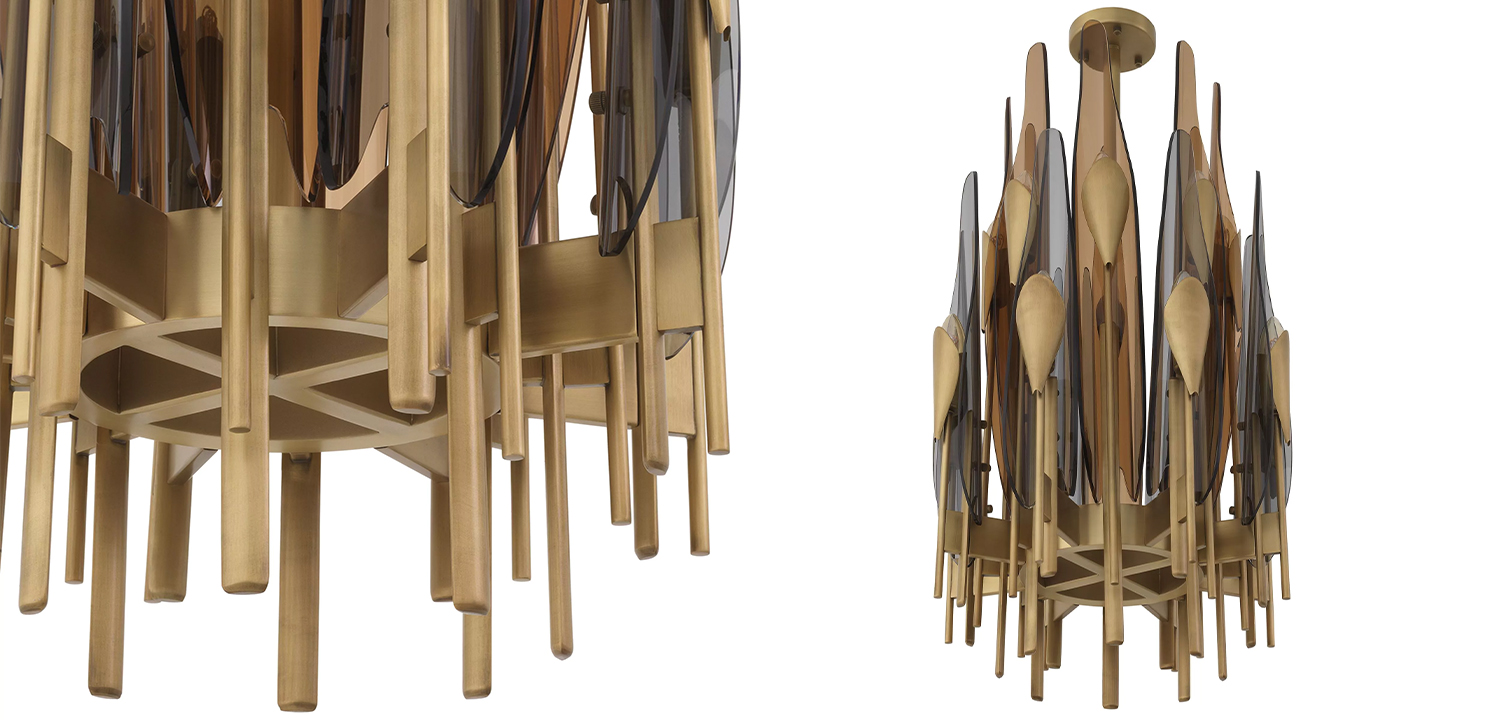 Люстра Eichholtz Chandelier Sky Vertical - фото №1