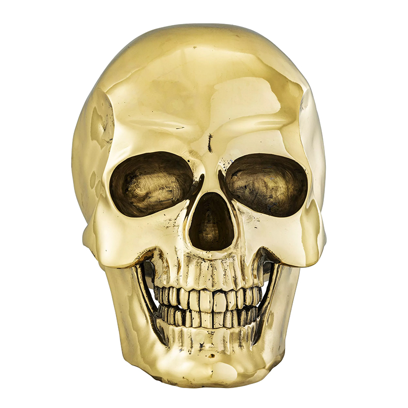 Аксессуар на стену Philipp Plein Gold Skull Wall element Золотой в Саратове | Loft Concept 