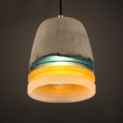 Подвесной светильник Art Concrete Pendant №7 Серый в Саратове | Loft Concept 