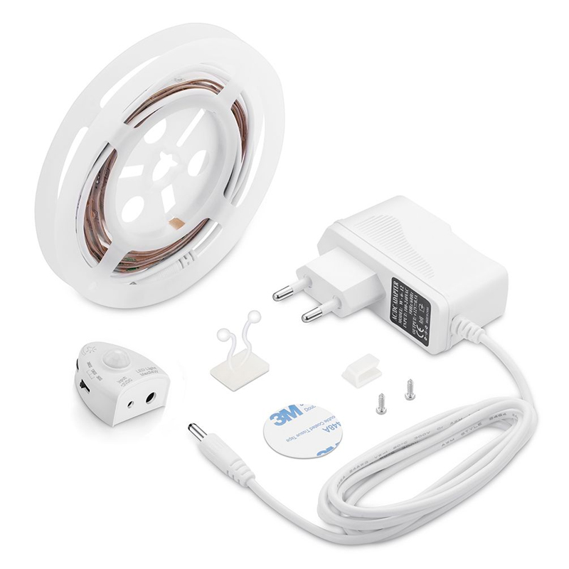 Комплект светодиодной ленты 7,2W/m 30LED/m 5050SMD 0,5М разноцветная Белый Комплект светодиодной ленты 7,2W/m 30LED/m 5050SMD 0,5М разноцветная Белый в Саратове | Loft Concept