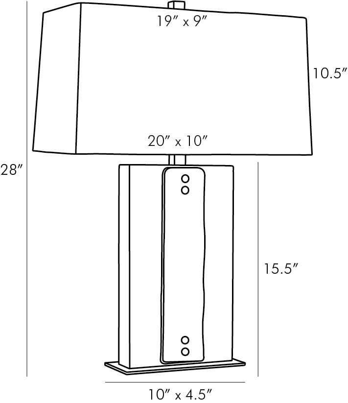 Дизайнерская настольная лампа URIAH LAMP в Саратове