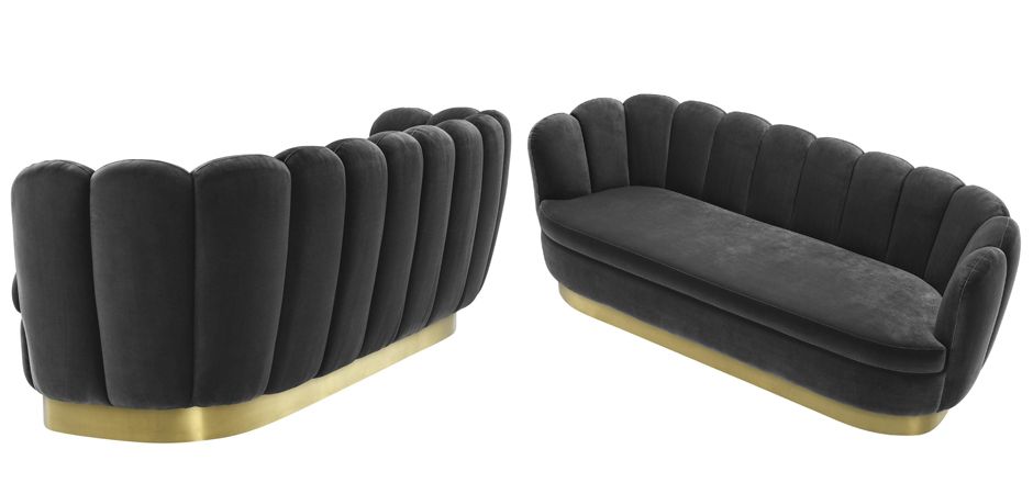 Диван Eichholtz Sofa Mirage dark grey Диван Eichholtz Sofa Mirage dark grey - Loft-Concept в Саратове