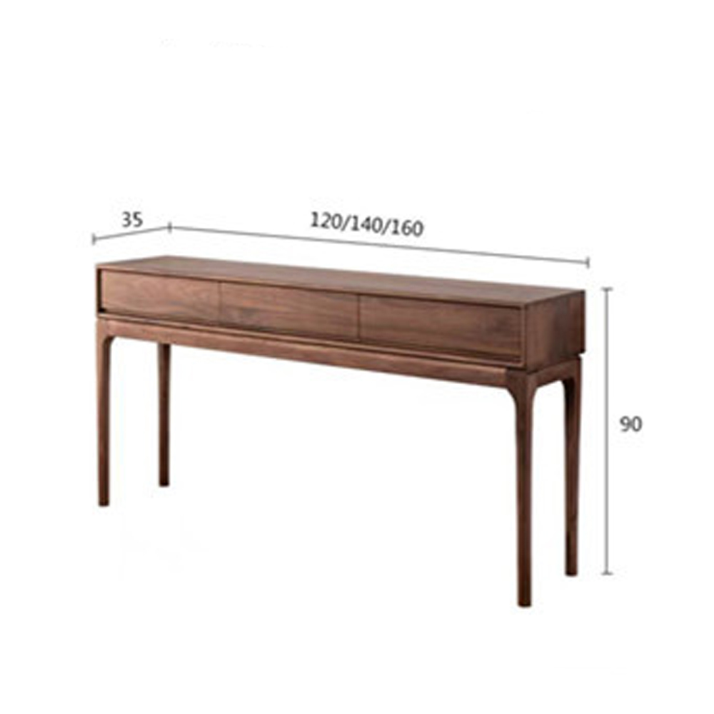 Консоль деревянная прямоугольная с 3-мя ящиками Moon Walnut Furniture Консоль деревянная прямоугольная с 3-мя ящиками Moon Walnut Furniture в Саратове