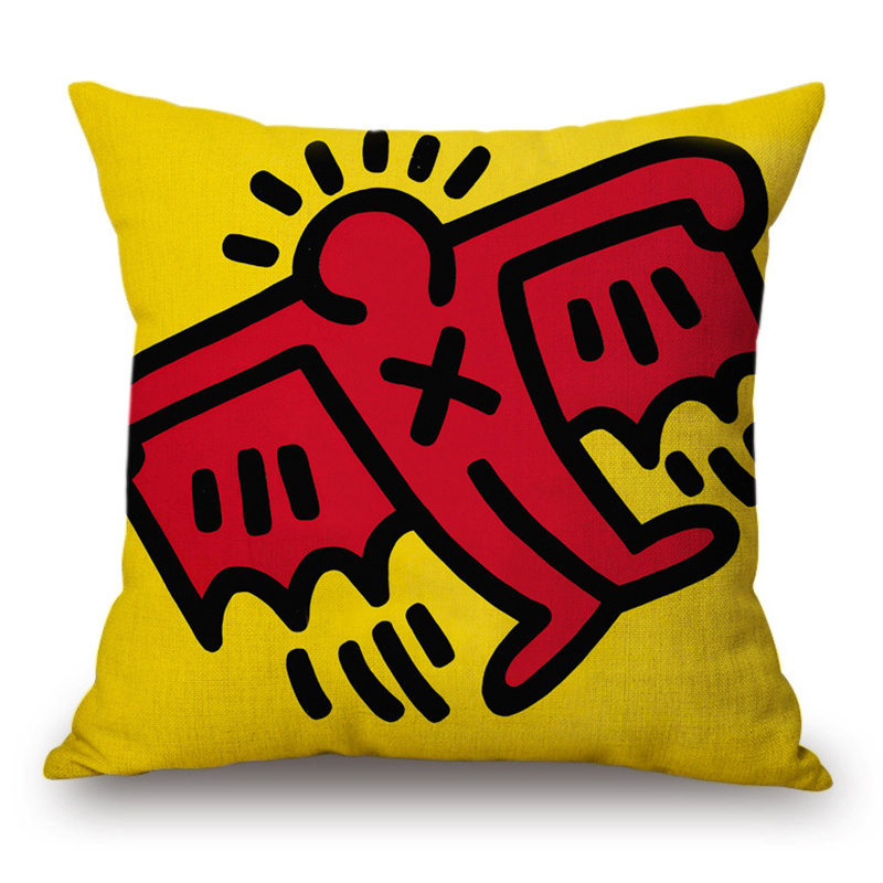 Подушка Keith Haring 18 Мульти в Саратове | Loft Concept 