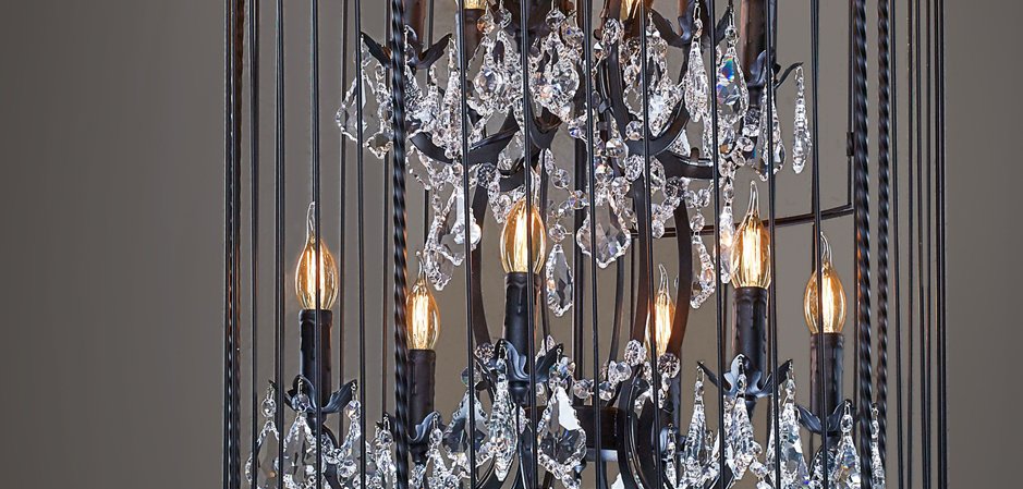 Люстра Steampunk Birdcage Chandelier 60 black Люстра Steampunk Birdcage Chandelier 60 black - Loft-Concept в Саратове