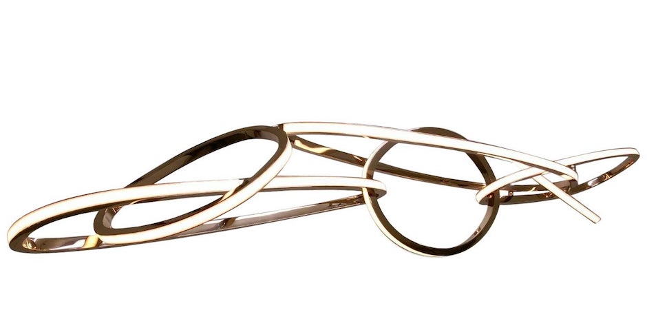 Unfolded Hanging Light Sculpture by Niamh Barry - фото №1