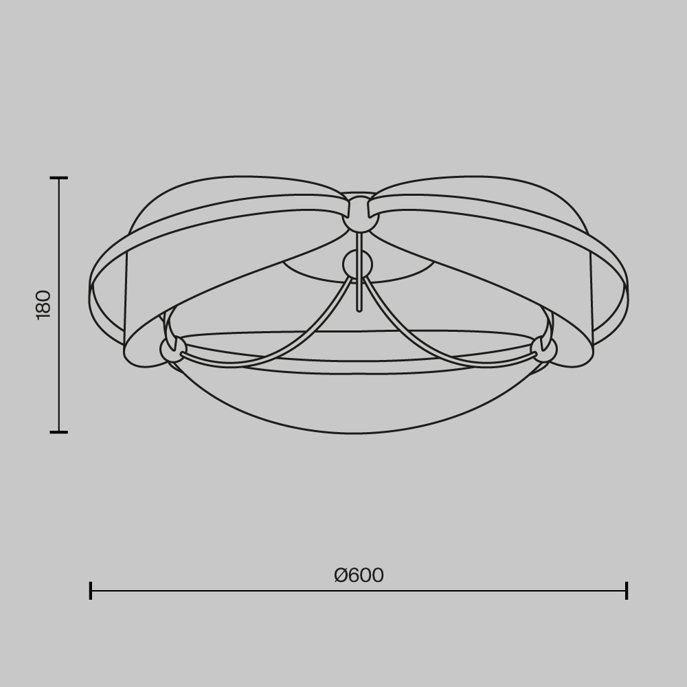 Потолочный светильник Breeze 3000К 45Вт в Саратове