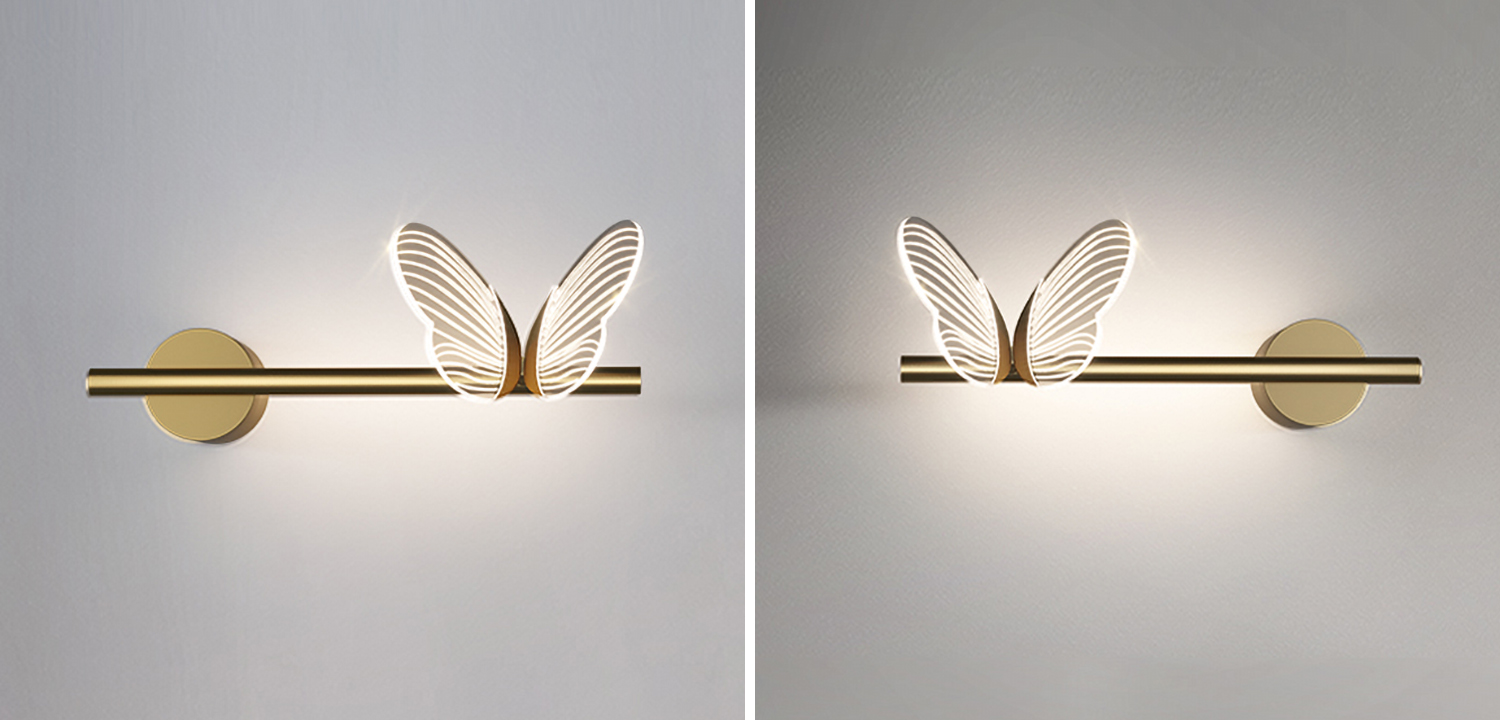 Бра Бабочка Butterfly Wall Lamp F - фото