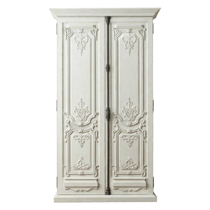 Шкаф French Distressed White Белый Шкаф French Distressed White Белый в Саратове | Loft Concept