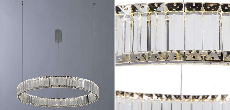 Хрустальная Люстра Crystal Ring Хром Хрустальная Люстра Crystal Ring Хром - Loft-Concept в Саратове
