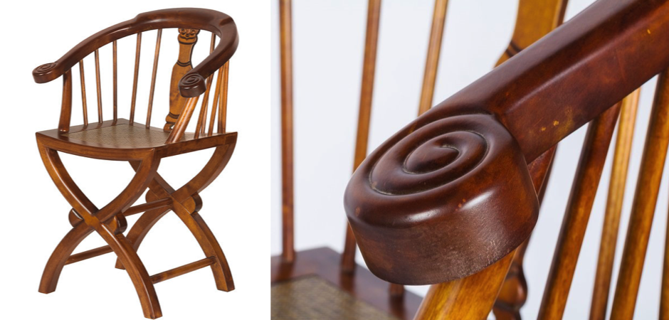 Кресло Chinese Armchair X Rotang Кресло Chinese Armchair X Rotang - Loft-Concept в Саратове