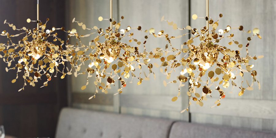 Люстра Terzani Argent Suspension Pendant lamp 40 Gold Люстра Terzani Argent Suspension Pendant lamp 40 Gold - Loft-Concept в Саратове