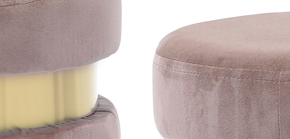 Пуф Golden Belt Dusty Rose Пуф Golden Belt Dusty Rose - Loft-Concept в Саратове