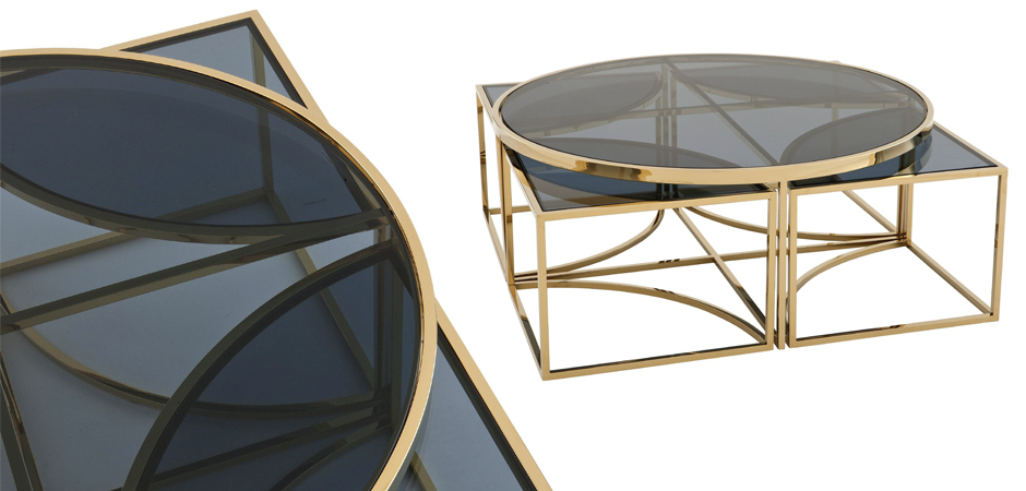 Кофейный стол Eichholtz Coffee Table Padova Gold Кофейный стол Eichholtz Coffee Table Padova Gold - Loft-Concept в Саратове