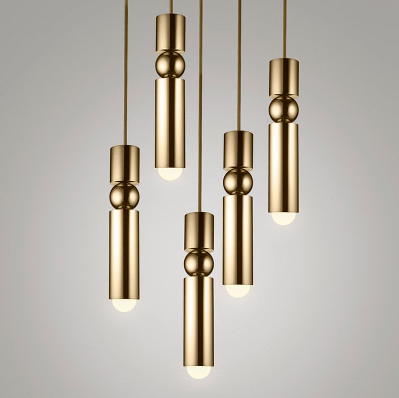 Подвесной светильник Fulcrum by Lee Broom Brass Латунь в Саратове | Loft Concept 