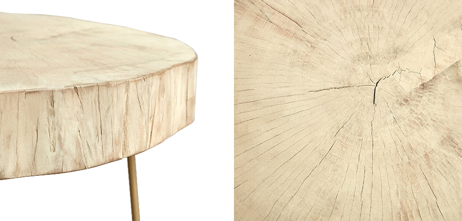 Комплект столиков Saw Cut Beige Wood Coffee Table Комплект столиков Saw Cut Beige Wood Coffee Table - Loft-Concept в Саратове