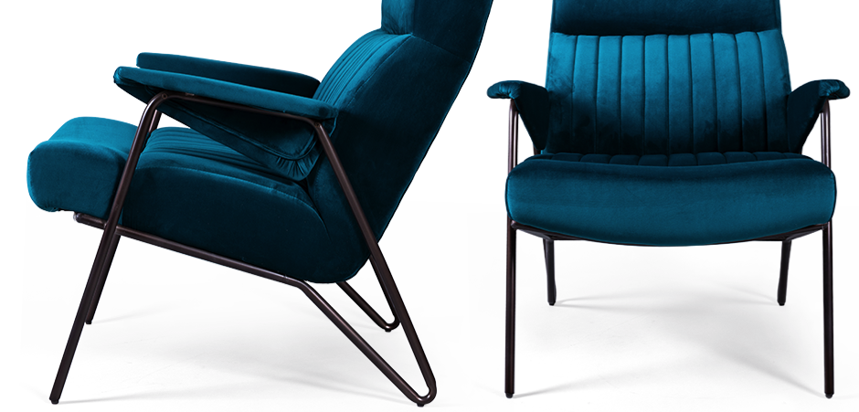 Кресло Solonar blue Кресло Solonar blue - Loft-Concept в Саратове