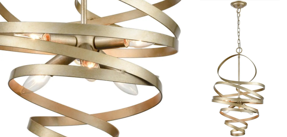 Люстра Metal Curly Ribbon Люстра Metal Curly Ribbon - Loft-Concept в Саратове