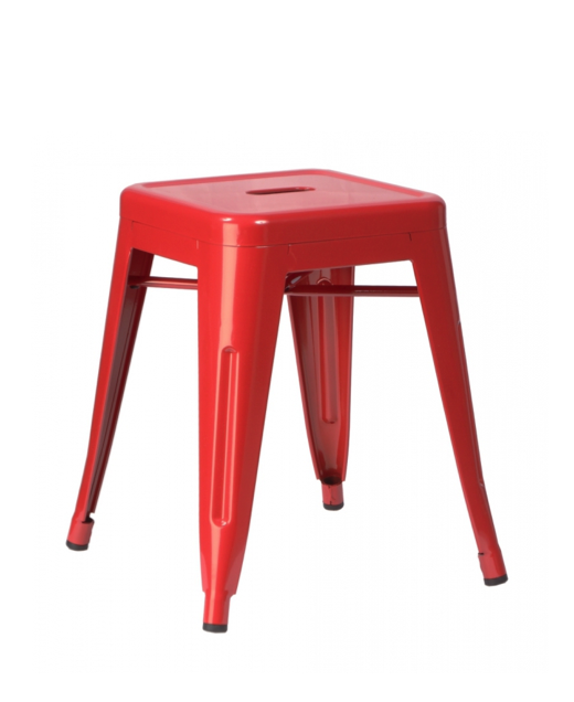 Кухонный стул Tolix Kitchen Stool 45 Черный Салатовый Нержавеющая сталь Голубой Желтый Зеленый Красный Оранжевый Белый в Саратове | Loft Concept 