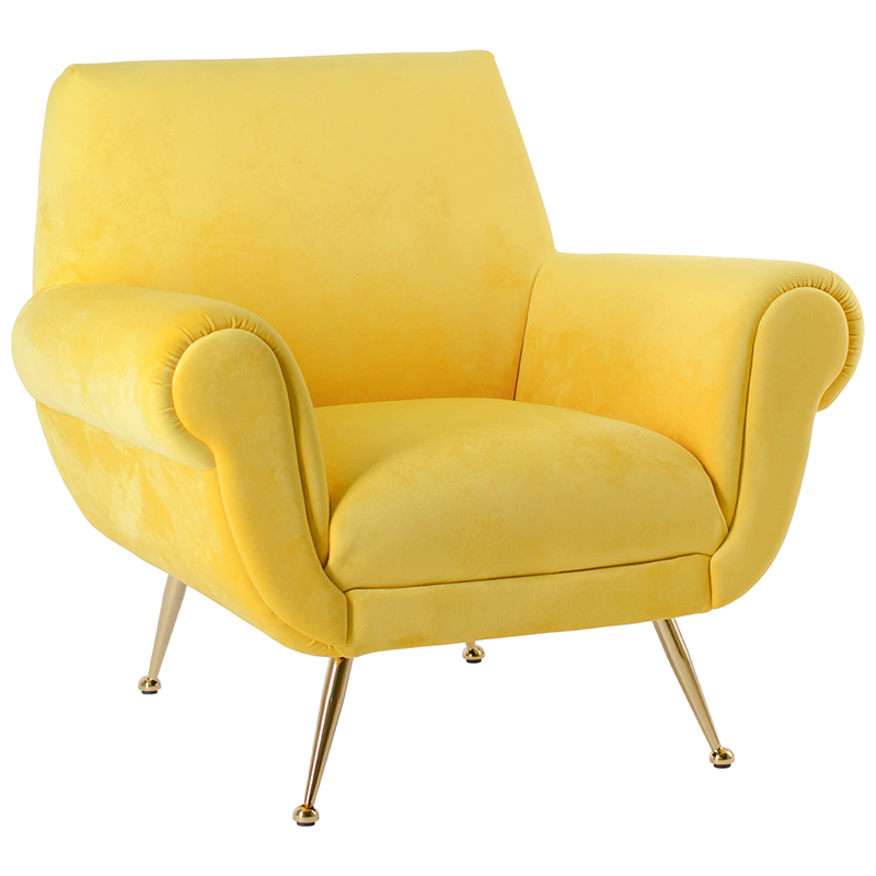 Кресло Lounge Chair Gigi Radice yellow Желтый в Саратове | Loft Concept 