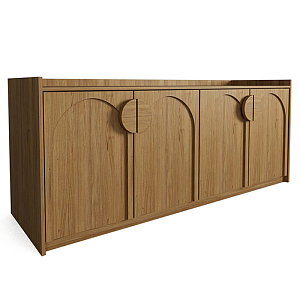 Комод длинный с дверцами в виде арки Asphea