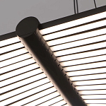 Люстра в виде распахнутых крыльев из тонких металлических планок Flight of Freedom варинант исполнения - 11 | Loft Concept в Саратове