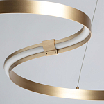 Люстра подвесная светодиодная в виде волнообразной ленты Ribbon Vortex варинант исполнения - 20 | Loft Concept в Саратове