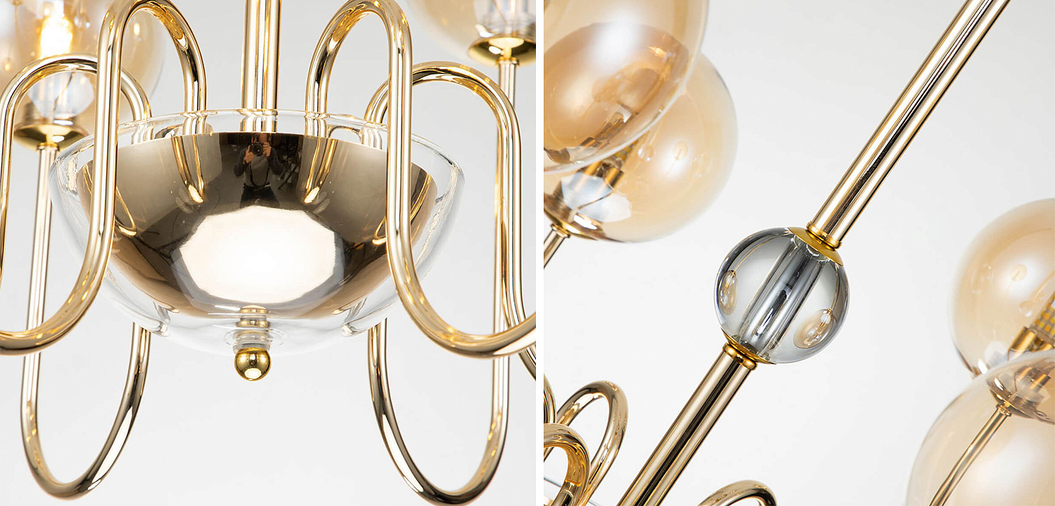 Люстра Sheiry Glass Ball Chandelier 6 Люстра Sheiry Glass Ball Chandelier 6 - Loft-Concept в Саратове