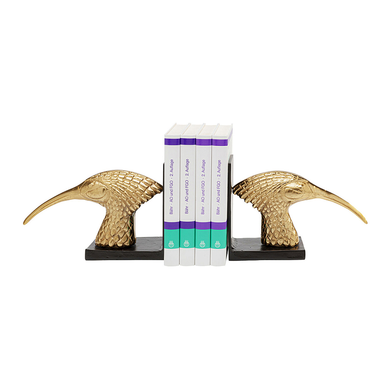 Держатель для книг Golden Thoth Черный Золотой в Саратове | Loft Concept 